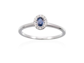 Ring in 18kt. Gold und Diamanten