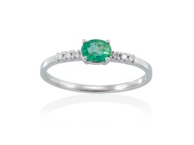 Ring in 18kt. Gold und Diamanten