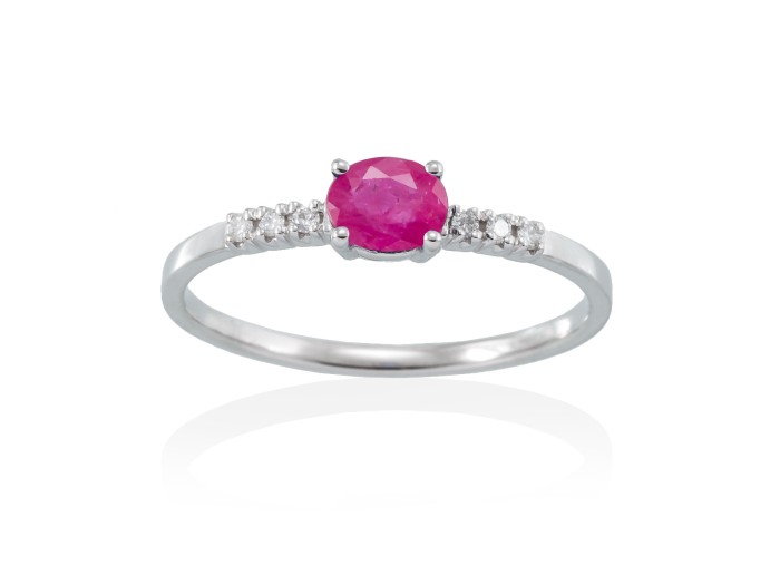 Ring in 18kt. Gold und Diamanten