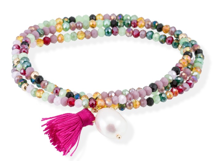Pulsera ZEN TURMALINA con perla