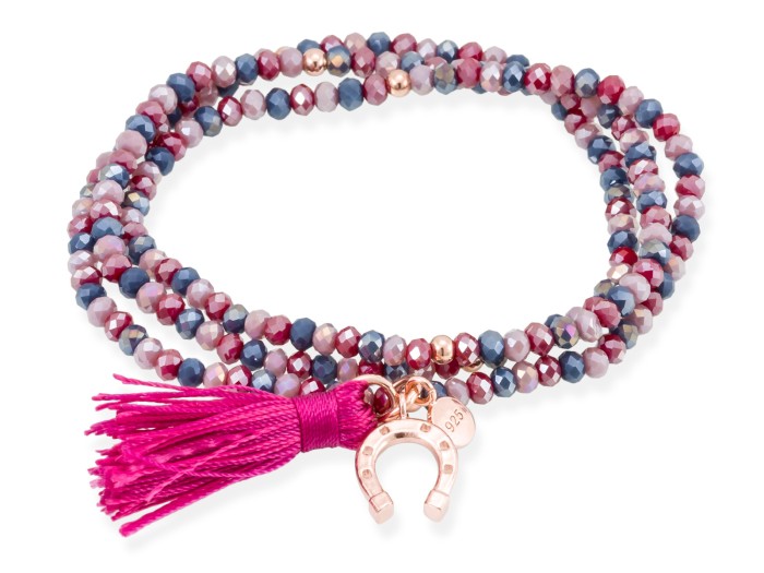 Armband ZEN Rosa in silber rose vergoldet