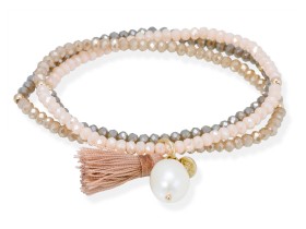 Pulsera ZEN ICE COFFEE con perla
