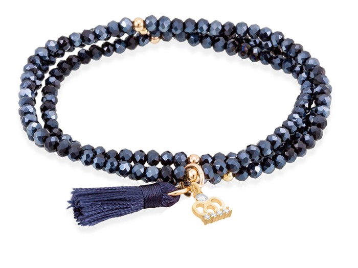 Pulsera ZEN AZUL NOCHE con corona