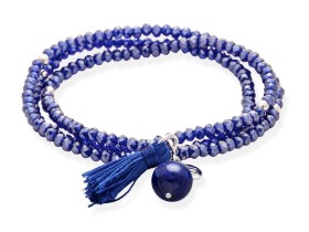 Bracelet ZEN Blue in silver