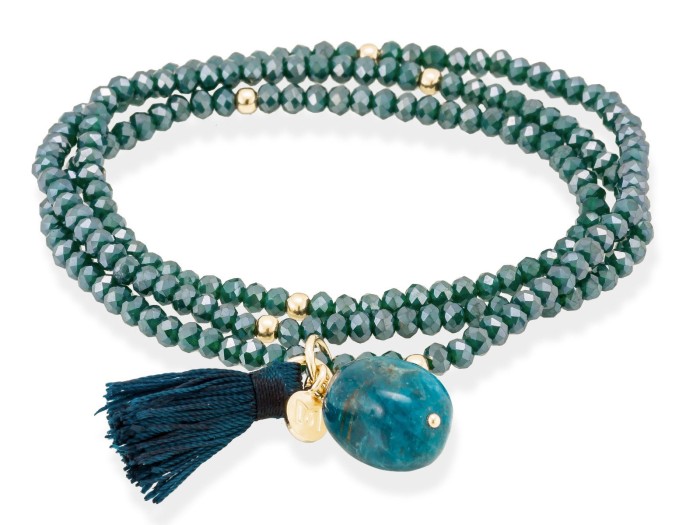 Bracelet ZEN Blue in rose silver