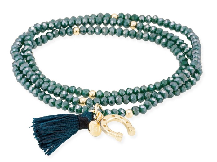 Pulsera ZEN AZUL CERCETA con herradura