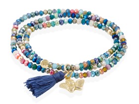 Bracelet ZEN MULTISAPPHIRE with angel