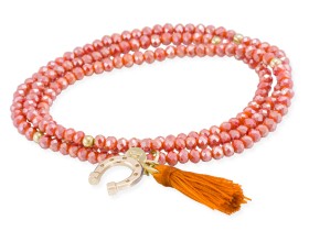 Armband ZEN Koralle in silber rose vergoldet