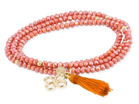 Armband ZEN Koralle in silber rose vergoldet