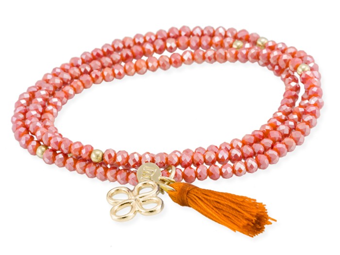 Bracelet ZEN Coral in rose silver