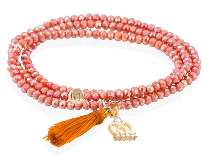 Bracelet ZEN ORANGE with Crown