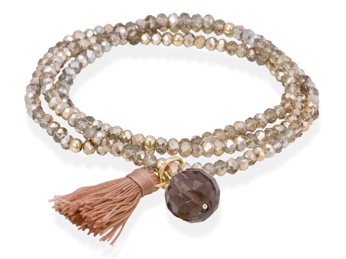 Pulsera ZEN ORO con piedra natural
