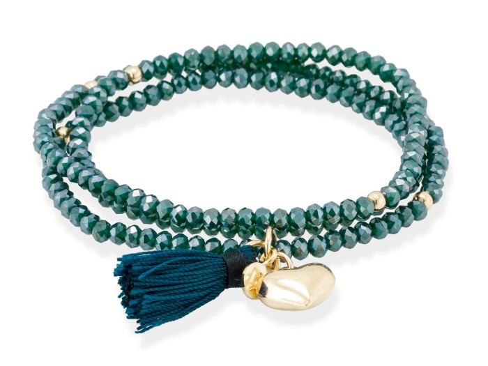 Armband ZEN Blau in silber rose vergoldet