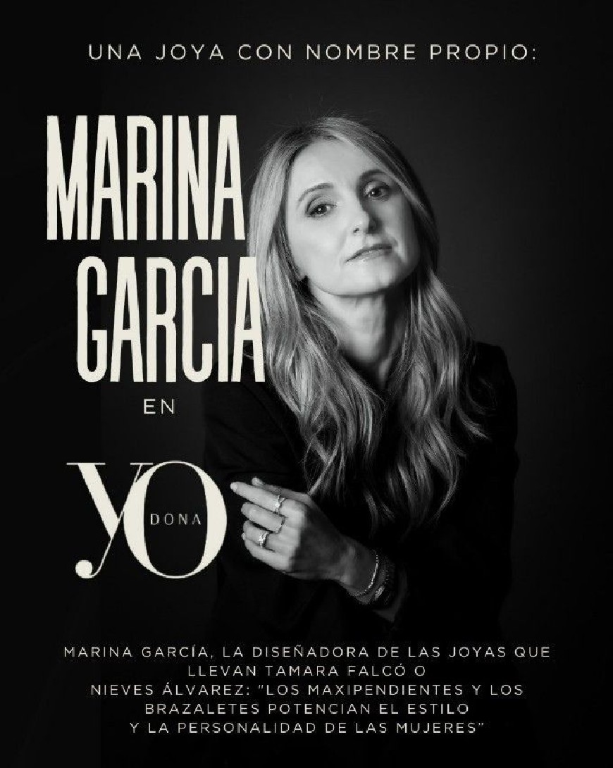 Interview with Marina García in El Mundo’s “Yo Dona” magazine: jewelry with soul, design, and tradition